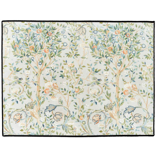 Melsetter Indoor/Outdoor Floor Mat William Morris Light Blue