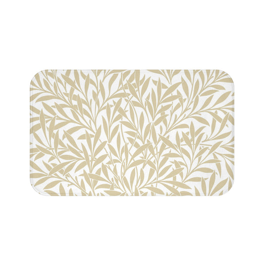 William Morris Bath Mat Willow Beige