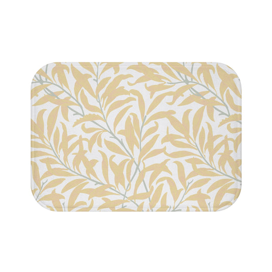 William Morris Bath Mat Willow Bough Sunshine Yellow