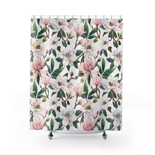 Magnolia Blossom Shower Curtain