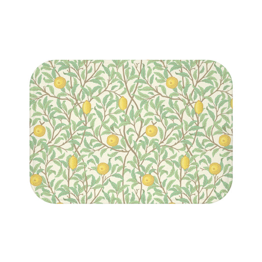 William Morris Bath Mat Lemons