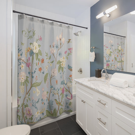 Chinoiserie Romantic Garden Shower Curtain