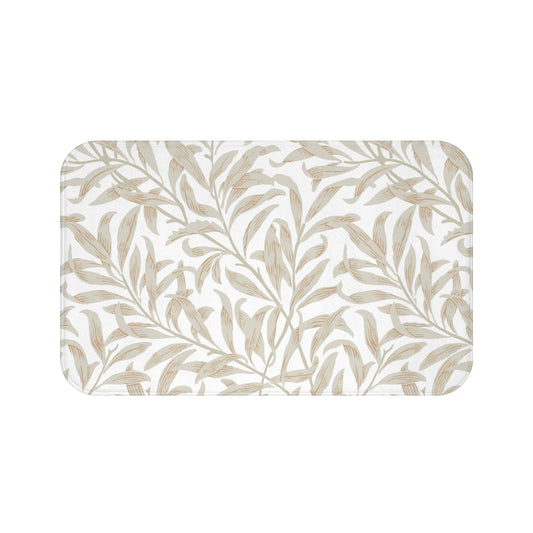 William Morris Bath Mat Willow Bough Beige