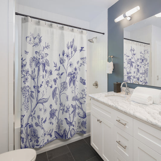 Blooming Chinoiserie Garden Shower Curtain