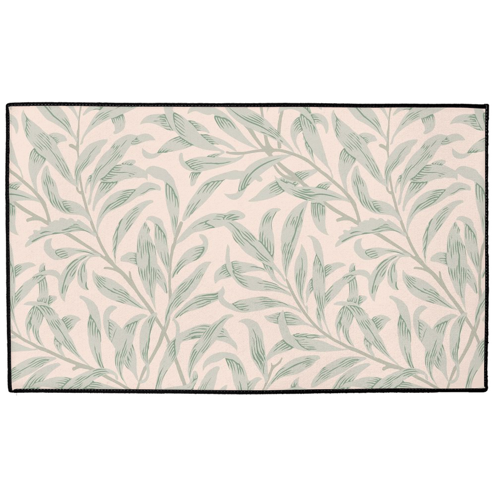 Willow Indoor/Outdoor Floor Mat William Morris Peach Sage