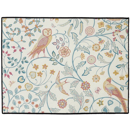 Newill Indoor/Outdoor Floor Mat William Morris Cream Blue
