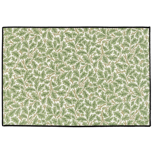 Oak Indoor/Outdoor Floor Mat William Morris Green