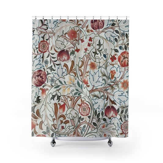 William Morris Acanthus Portiere Shower Curtain
