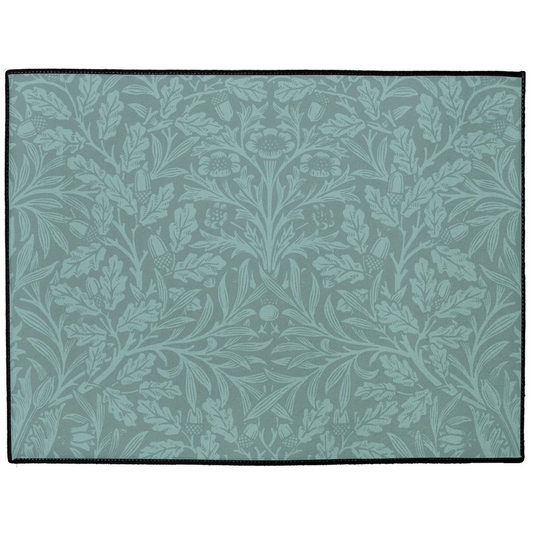 Acorn Indoor/Outdoor Floor Mat William Morris Duck Egg Blue