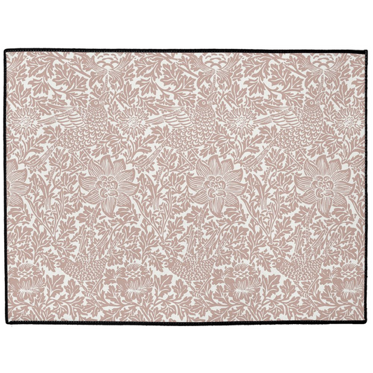 Bird & Anemone Indoor/Outdoor Floor Mat William Morris Terracotta