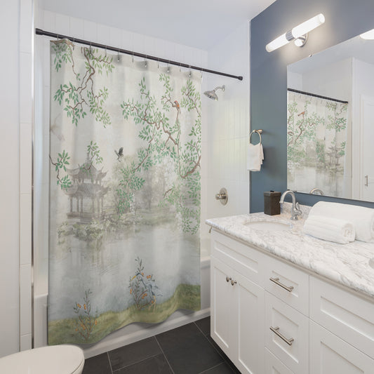 Romantic Chinoiserie Shower Curtain