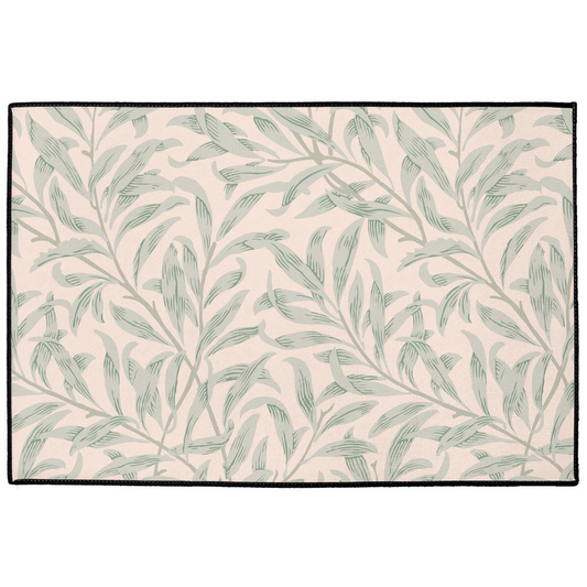 Willow Indoor/Outdoor Floor Mat William Morris Peach Sage