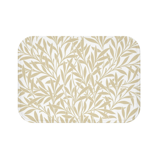 William Morris Bath Mat Willow Beige