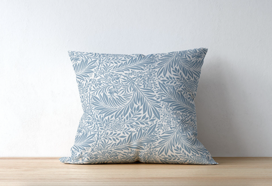 Larkspur Outdoor Pillows William Morris Blue White