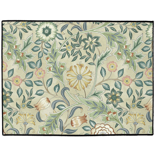 Wilhelmina Indoor/Outdoor Floor Mat William Morris Orkney Sage Green