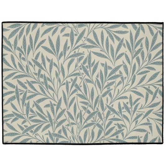Willow Indoor/Outdoor Floor Mat William Morris Duck Egg Blue