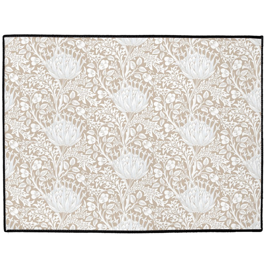 Artichoke Indoor/Outdoor Floor Mat William Morris Beige