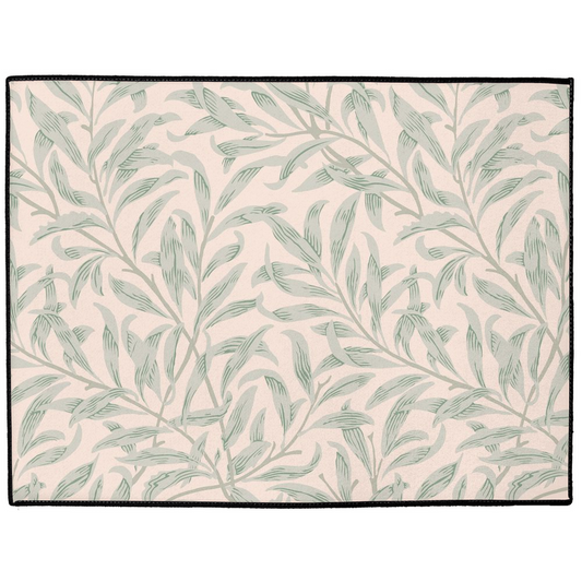Willow Indoor/Outdoor Floor Mat William Morris Peach Sage