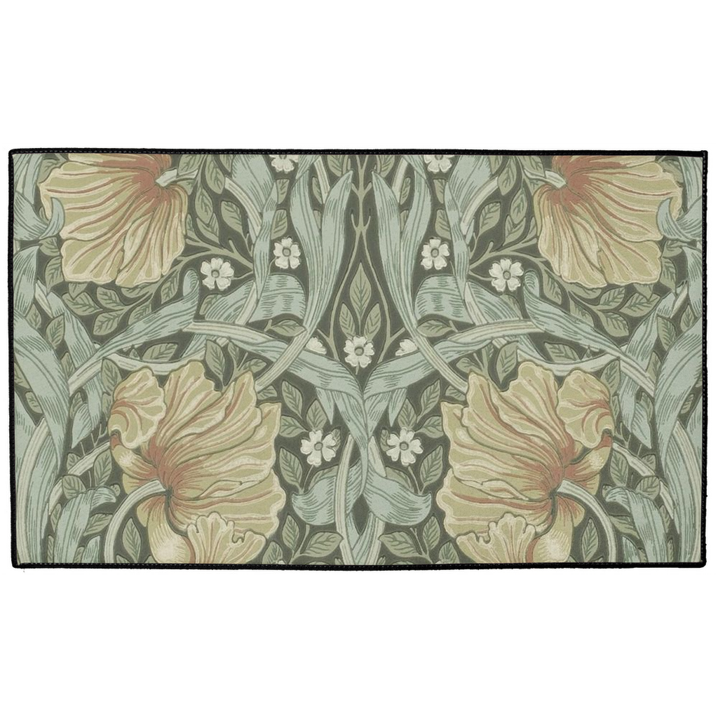 Pimpernel Indoor/Outdoor Floor Mat William Morris Bayleaf Manilla