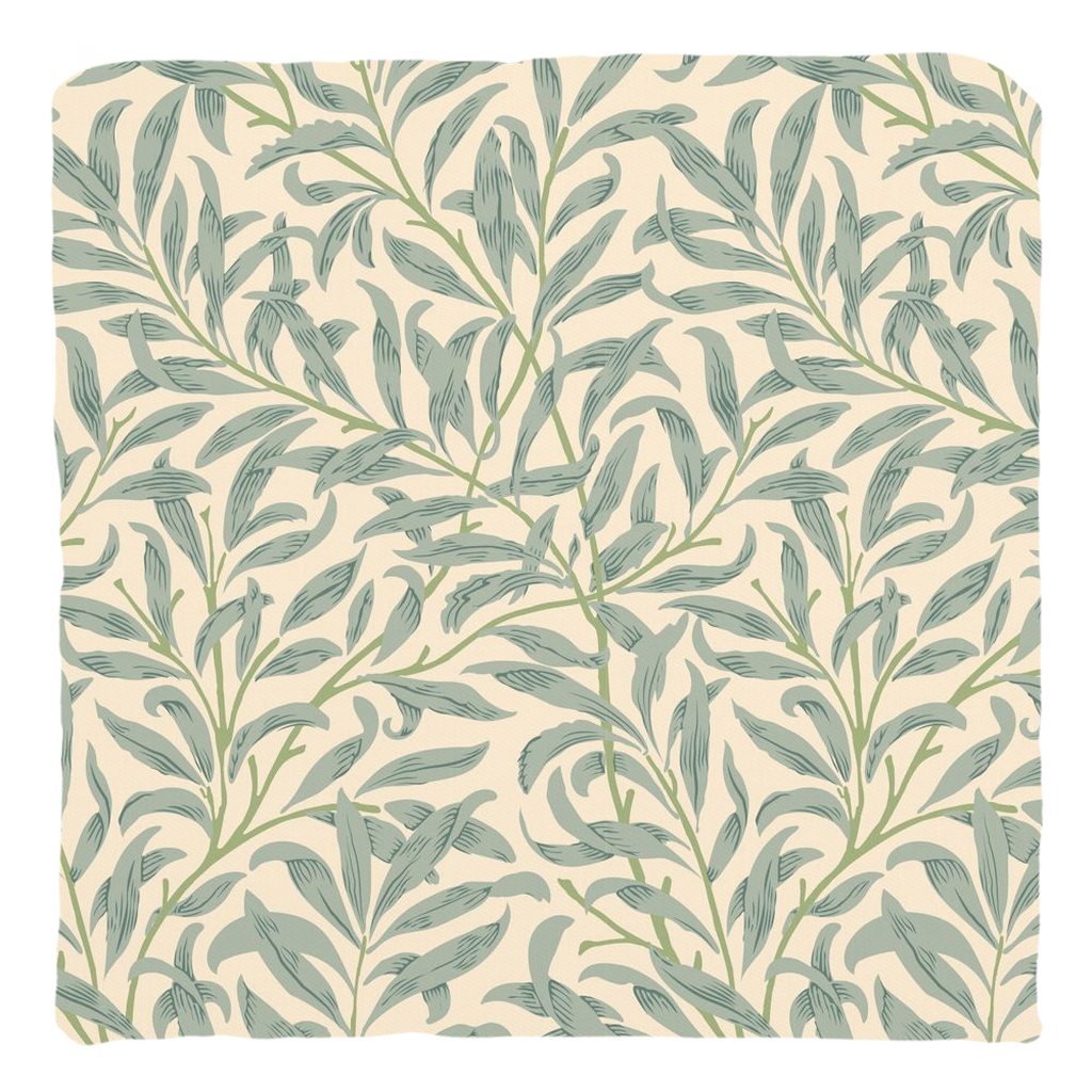 William Morris Cotton Pillows Willow Bough Cream Sage Green