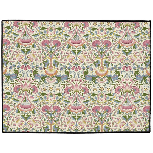 Lodden Indoor/Outdoor Floor Mat William Morris Blush Woad