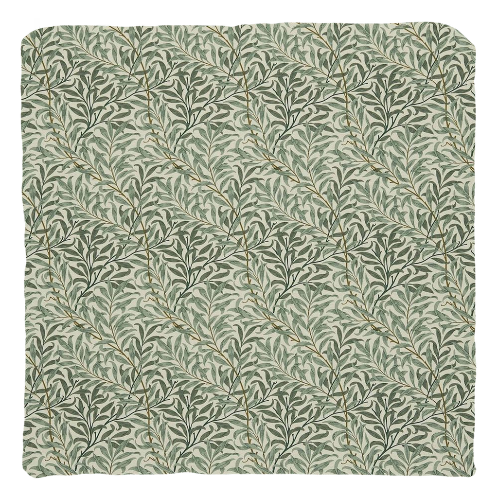Willow Bough Cotton Throw Pillows William Morris Green