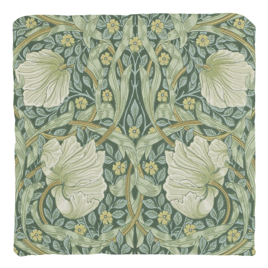 Pimpernel Cotton Throw Pillows William Morris Privet Slate