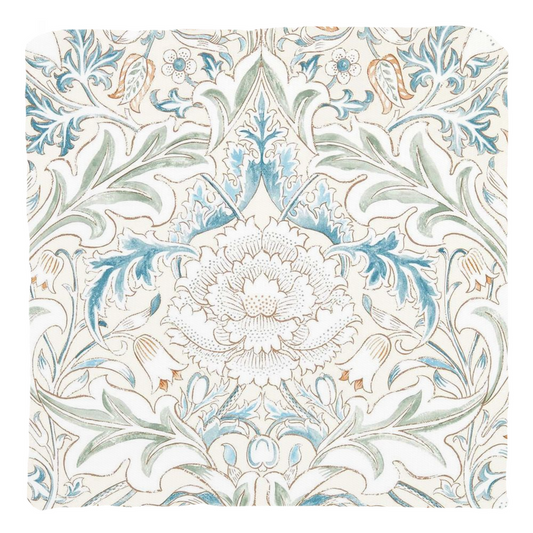 Severn Cotton Throw Pillows William Morris Bayleaf Annatto