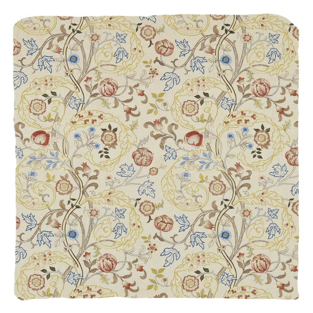 Mary Isobel Cotton Throw Pillows William Morris Golden Russet Olive