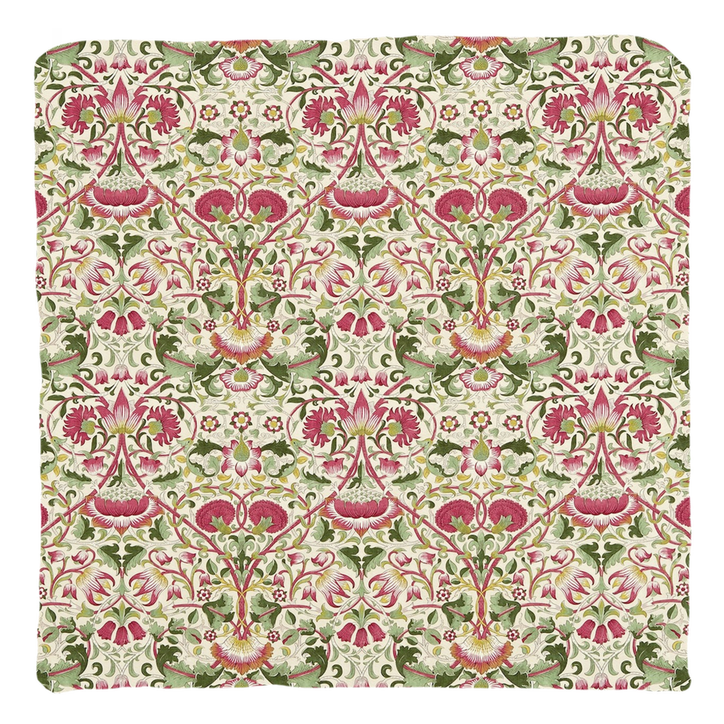 Lodden Cotton Throw Pillows William Morris Rose Thyme