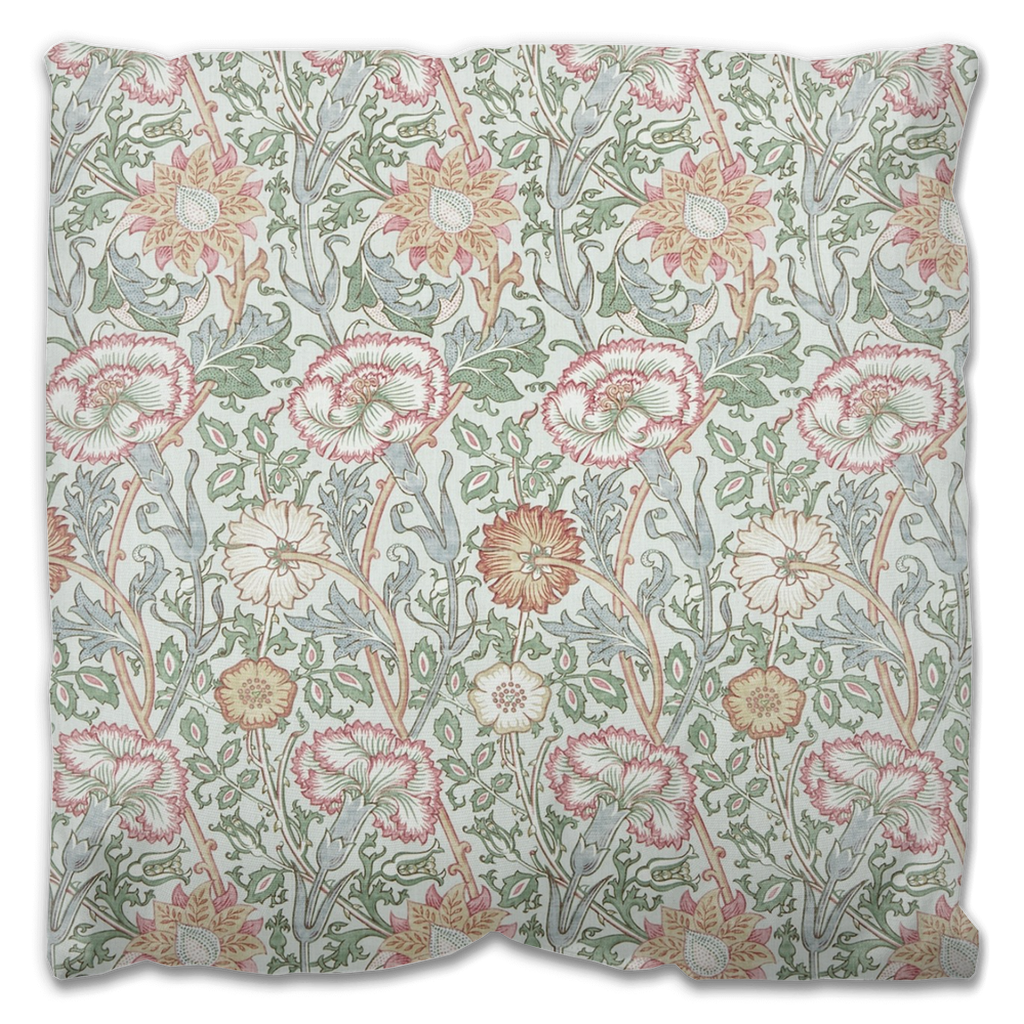Pink & Rose Outdoor Pillows William Morris Eggshell Rose Pink