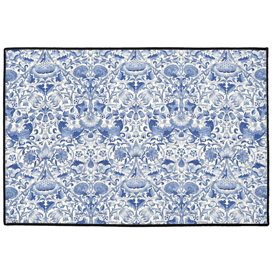 Lodden Indoor/Outdoor Floor Mat William Morris China Blue