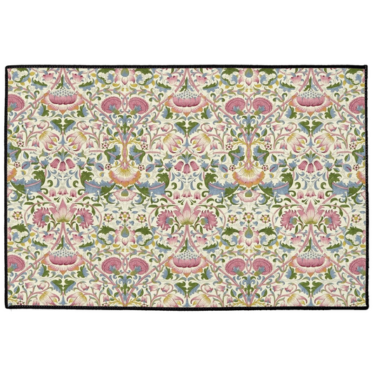 Lodden Indoor/Outdoor Floor Mat William Morris Blush Woad