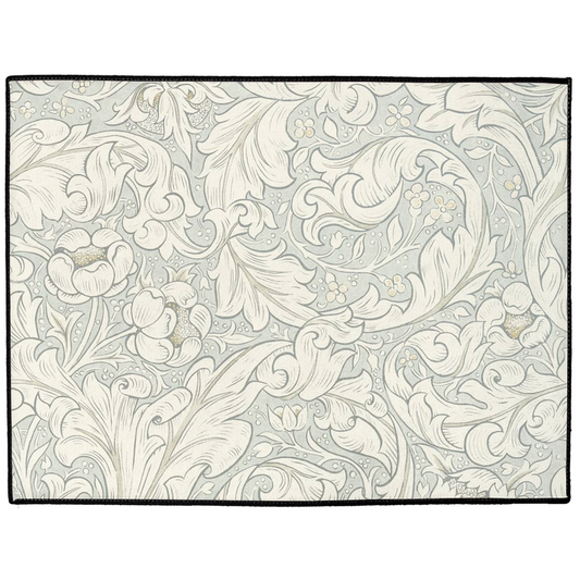 Sanibel Indoor/Outdoor Floor Mat William Morris Soft Blue
