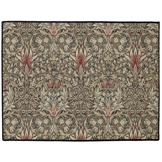 Burleigh Indoor/Outdoor Floor Mat William Morris Snakeshead