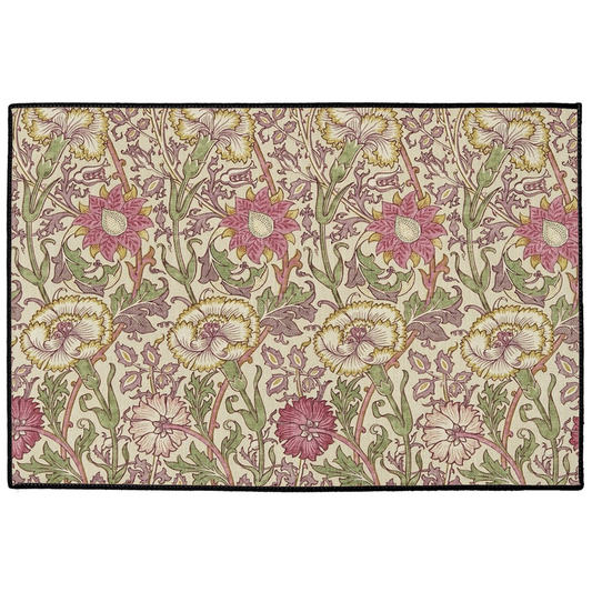 Carmel Indoor/Outdoor Floor Mat William Morris Pink & Rose