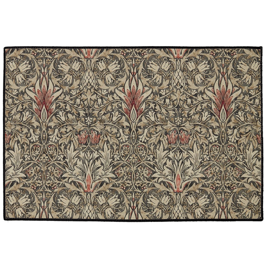 Burleigh Indoor/Outdoor Floor Mat William Morris Snakeshead