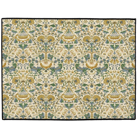 Lodden Indoor/Outdoor Floor Mat William Morris Bayleaf Manilla