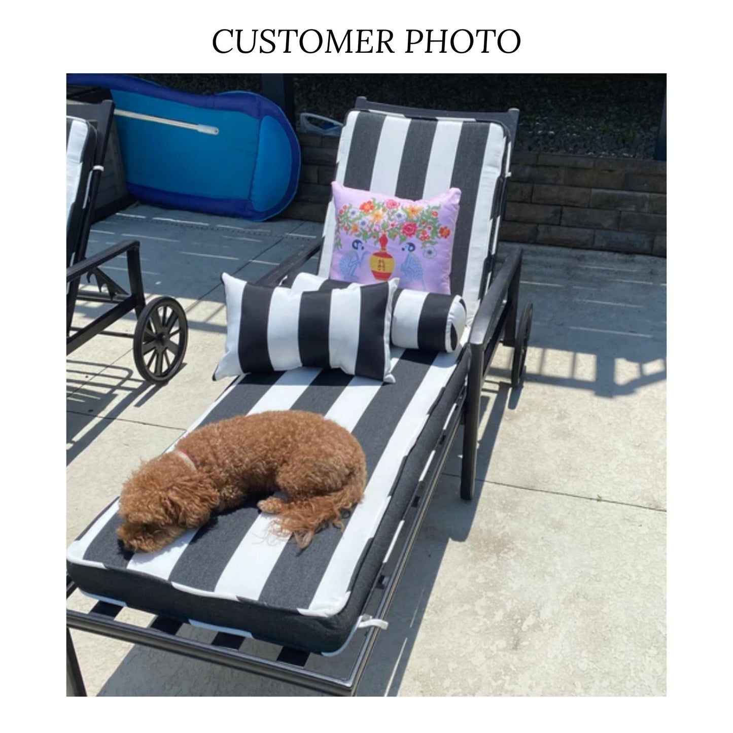 Ubud Outdoor Pillows Baby Pink Chinoiserie Monkey Floral