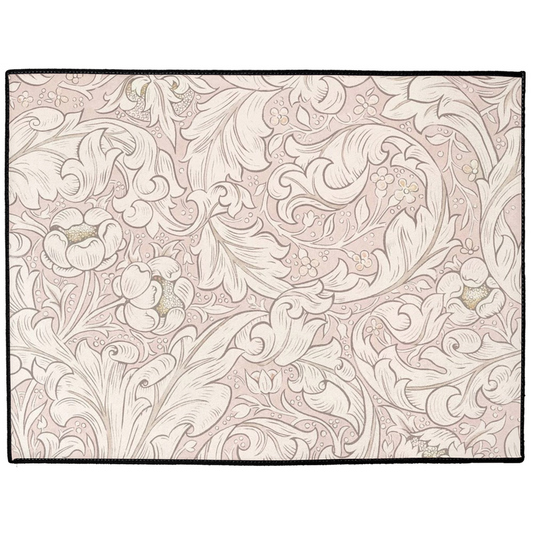 Sanibel Indoor/Outdoor Floor Mat William Morris Soft Pink
