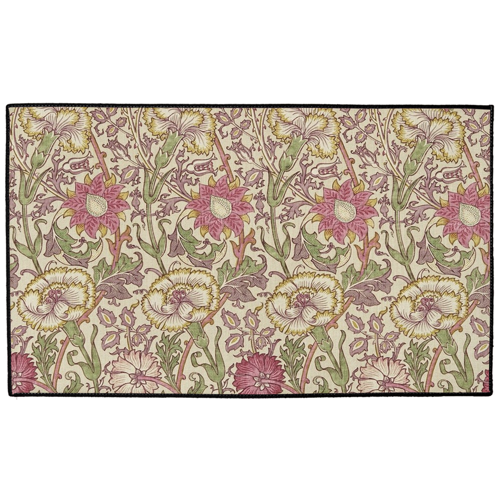 Carmel Indoor/Outdoor Floor Mat William Morris Pink & Rose