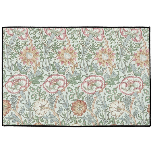 Carmel Indoor/Outdoor Floor Mat William Morris Pink & Rose