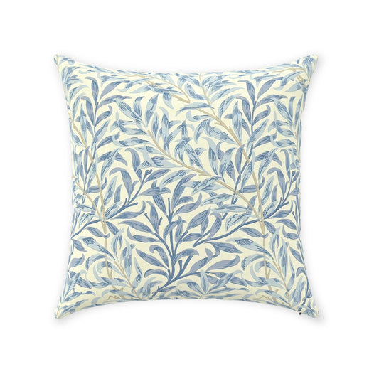 Willow Bough Cotton Pillow William Morris Blue