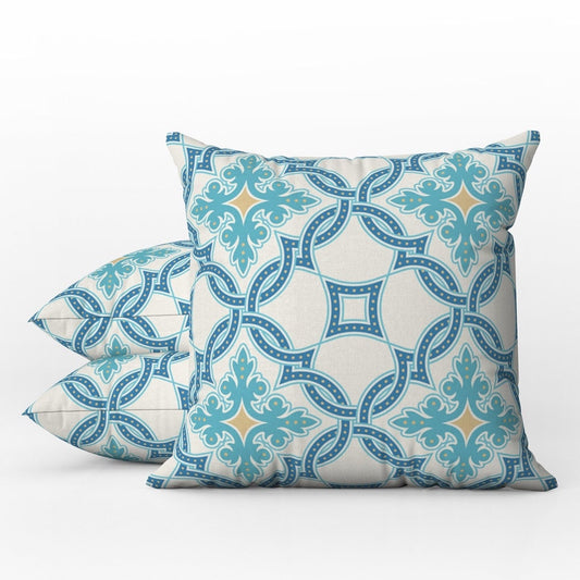 Peniche Outdoor Pillows Mint Green Turquoise