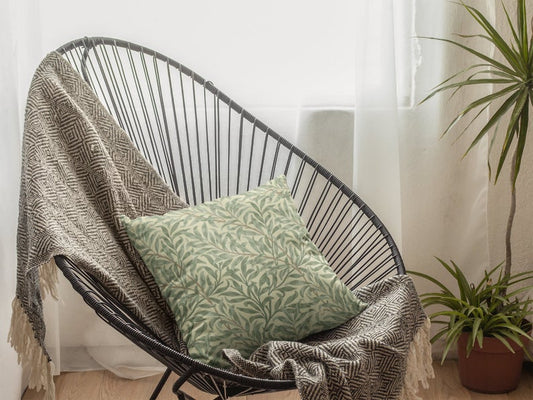 Willow Bough Cotton Pillows William Morris Green