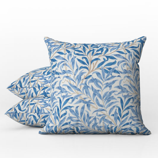 Willow Bough Outdoor Pillows William Morris Blue