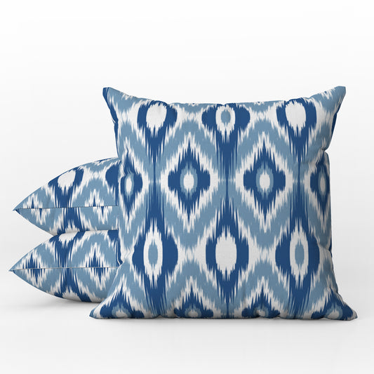 Cabrera Outdoor Pillows Blue & White