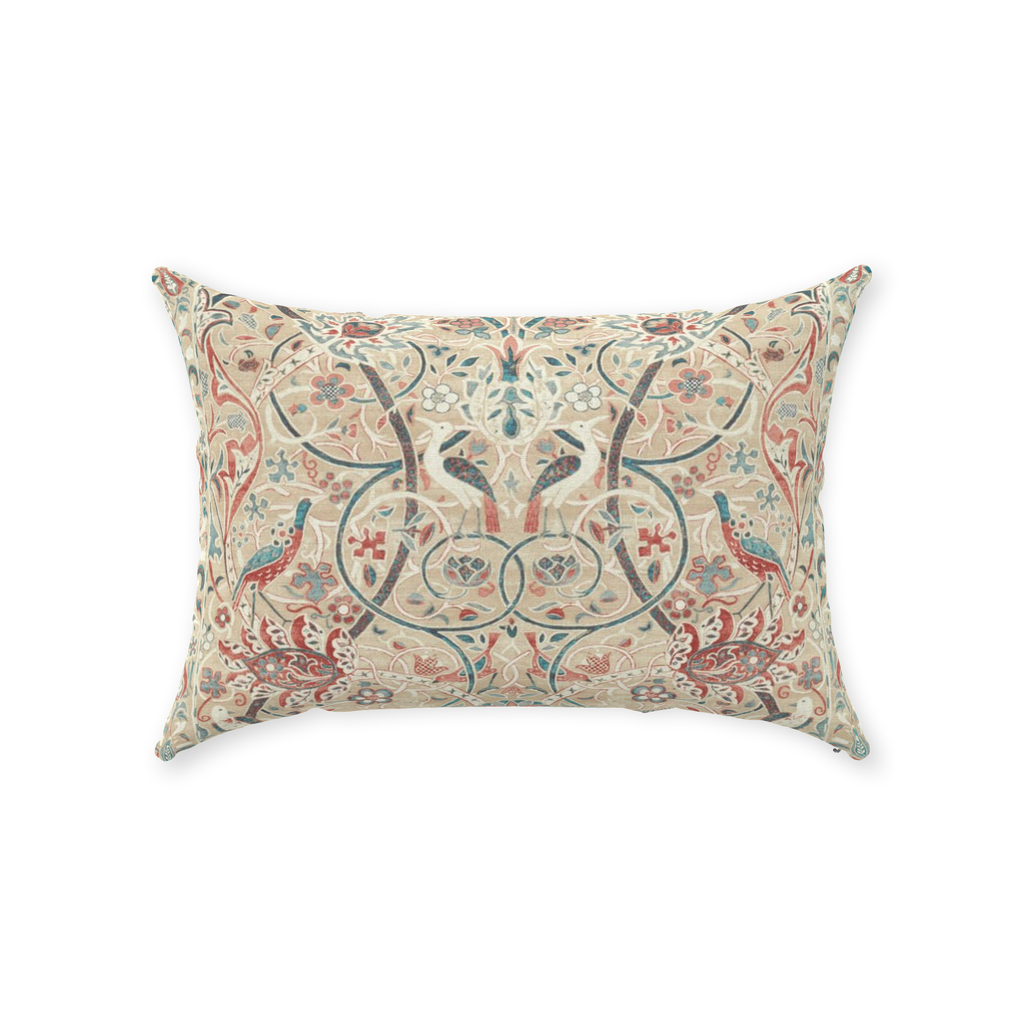 Bullerswood Cotton Throw Pillows William Morris Spice Manilla