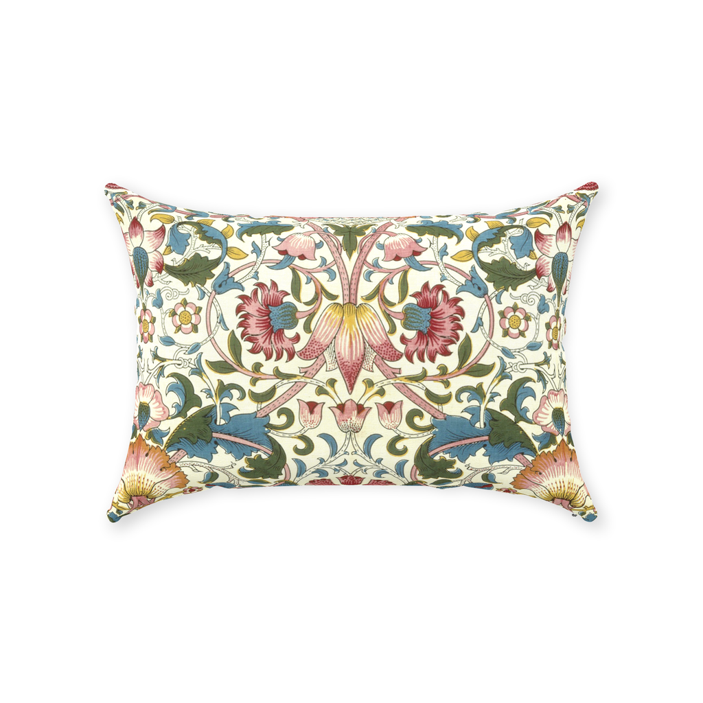 Lodden William Morris Cotton Pillows Blue Rose