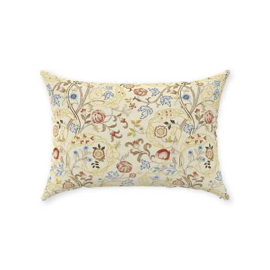 Mary Isobel Cotton Throw Pillows William Morris Golden Russet Olive